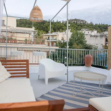 Apartment Rooftop With Private Terrace At Lycabettus Hill Athens